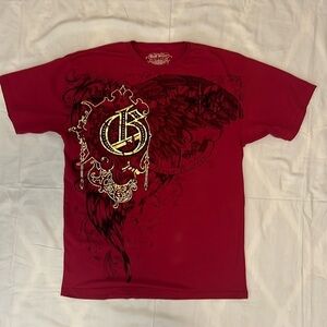 Super cool Brad Butter graphicic tee with gold printing